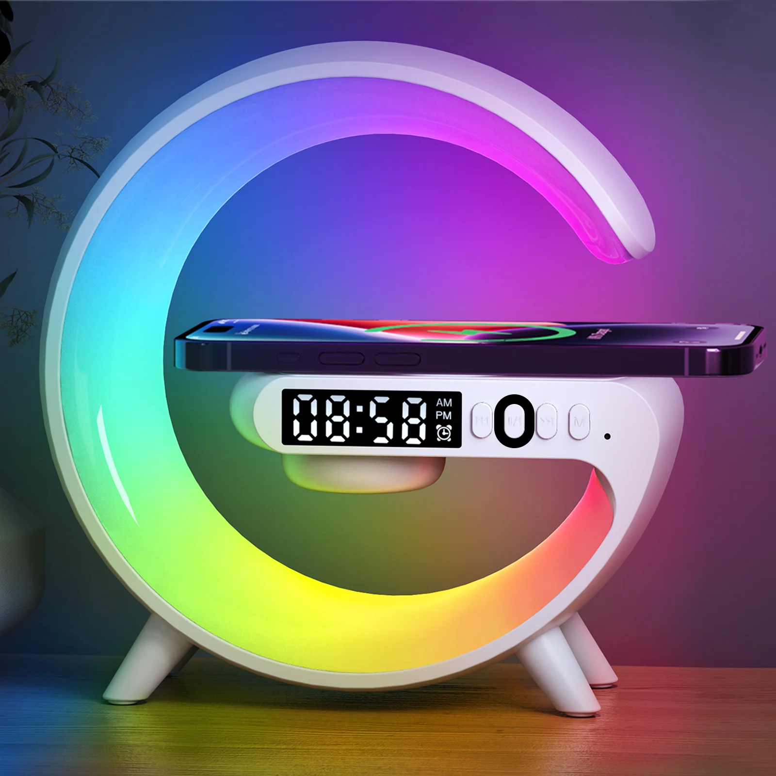Multifunction Wireless Charger Pad With Speaker