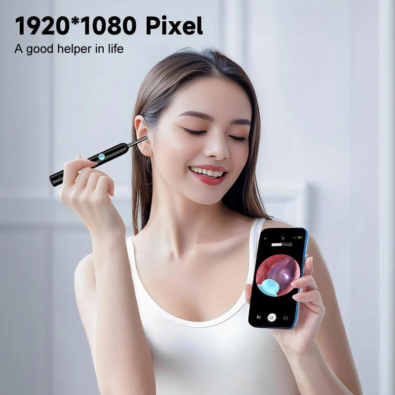Ear Wax Removal With Smart Visual Camera HD1080P 4.2MM Wifi